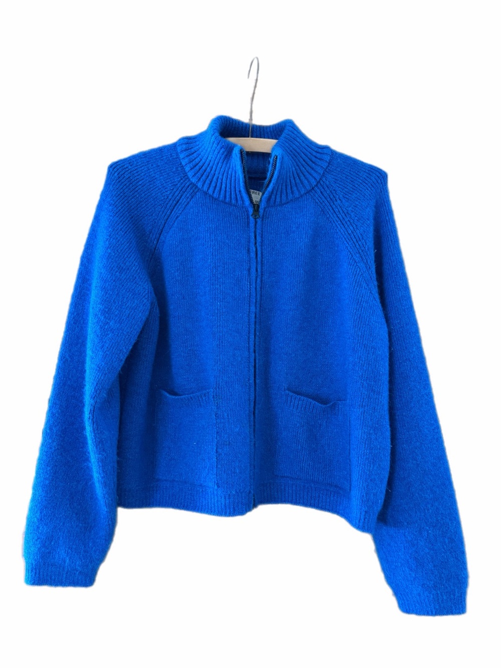free people We The Free On It Zip-Up Cardigan sapphire blue size small - Picture 3 of 13